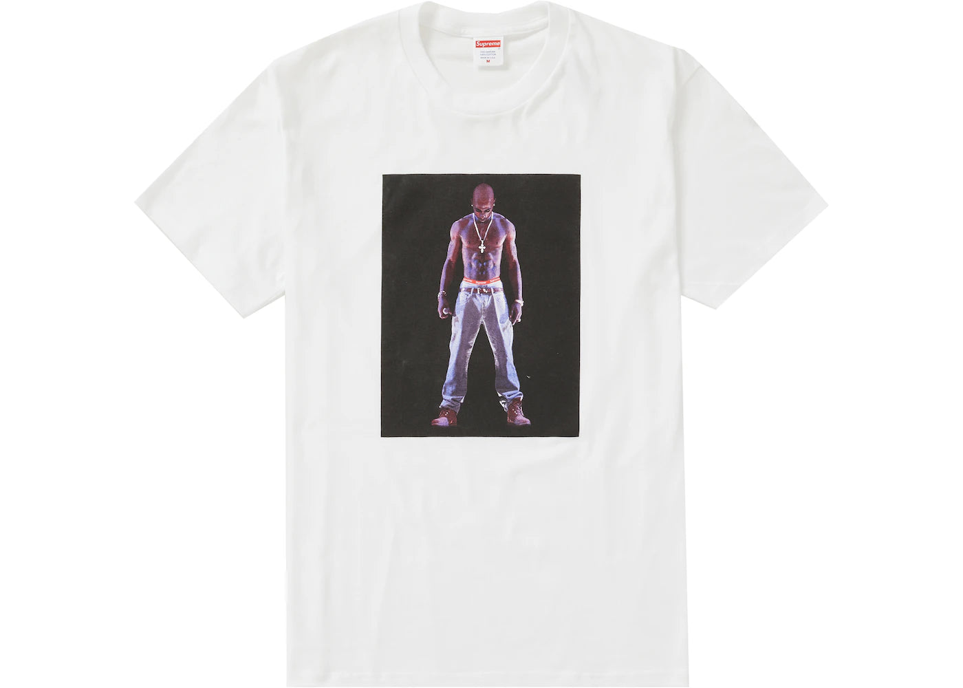 Supreme Tupac Hologram Tee White