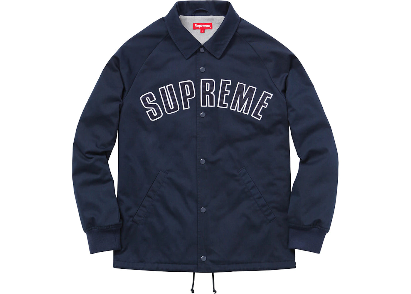 Supreme Twill Coaches Jacket Navy