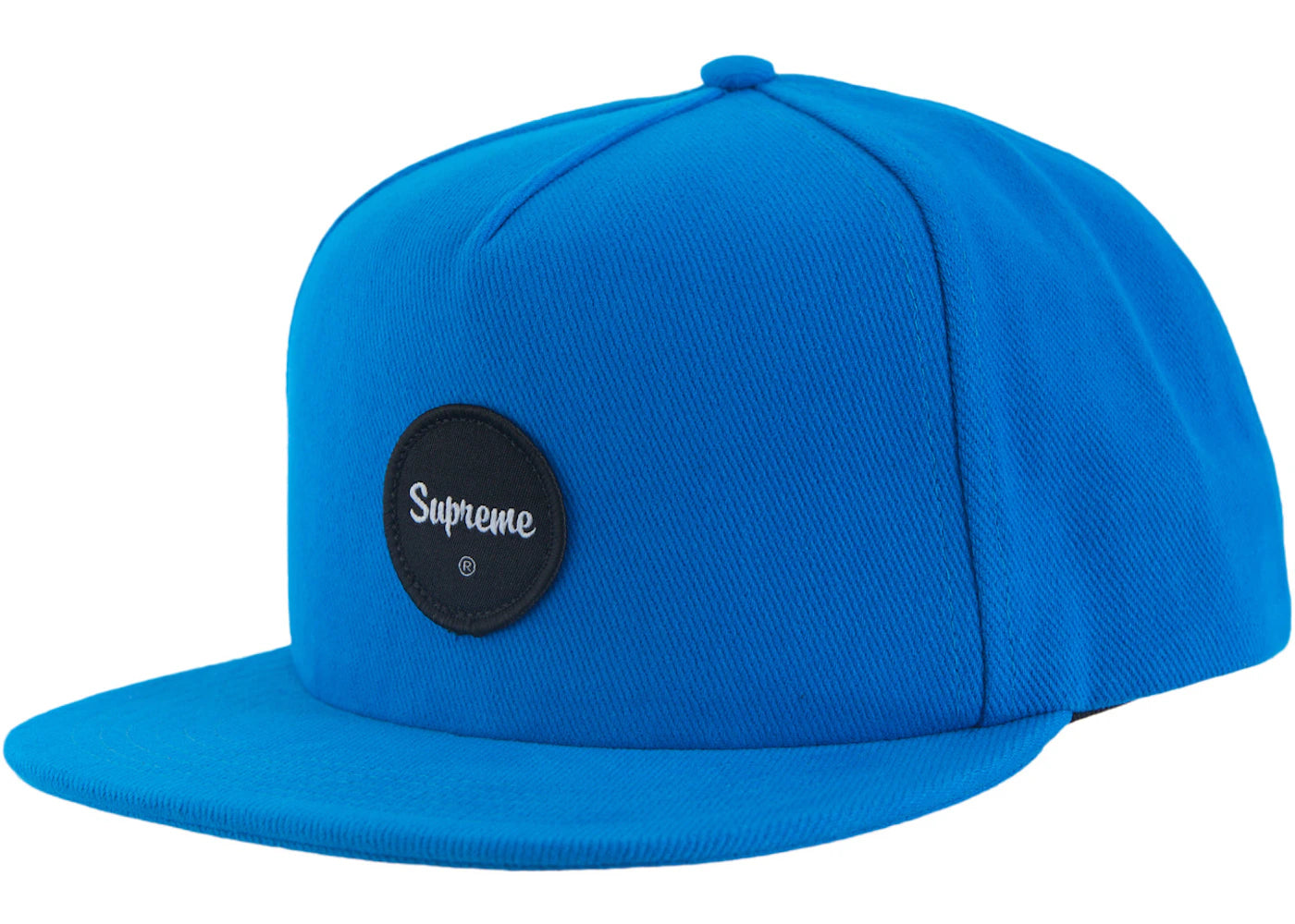 Supreme Twill Patch 5-Panel Bright Blue