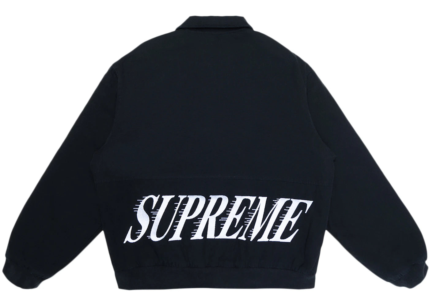 Supreme Twill Varsity Varsity Jacket Black