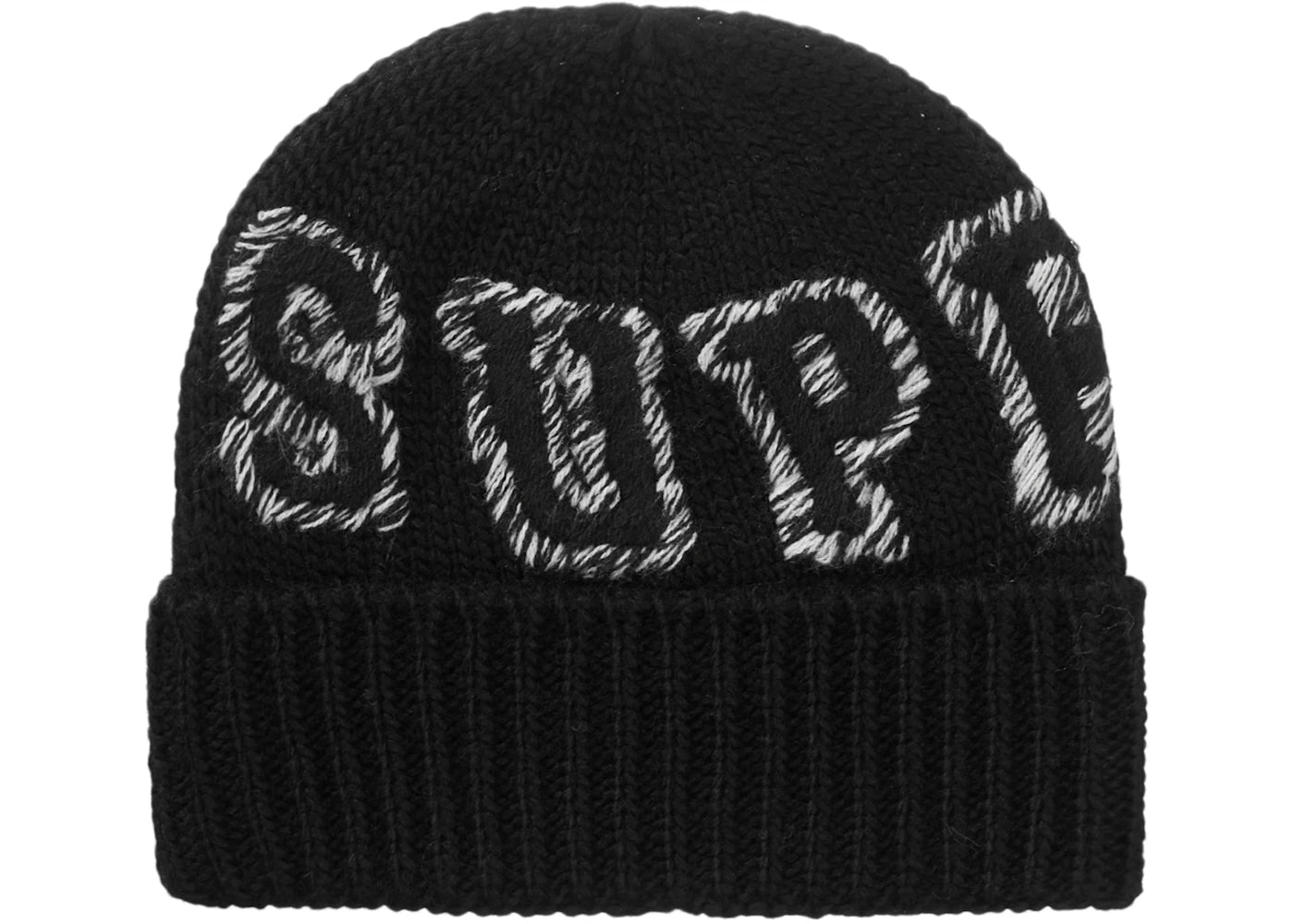 Supreme Twist Beanie Black