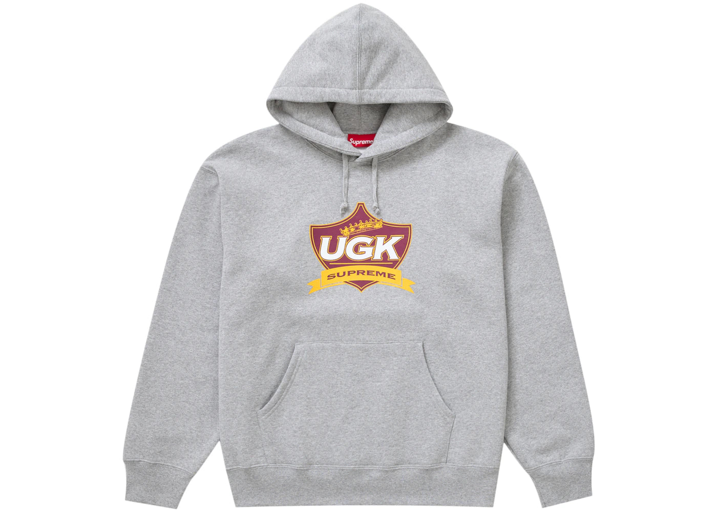 Supreme UGK Hooded Sweatshirt Heather Grey