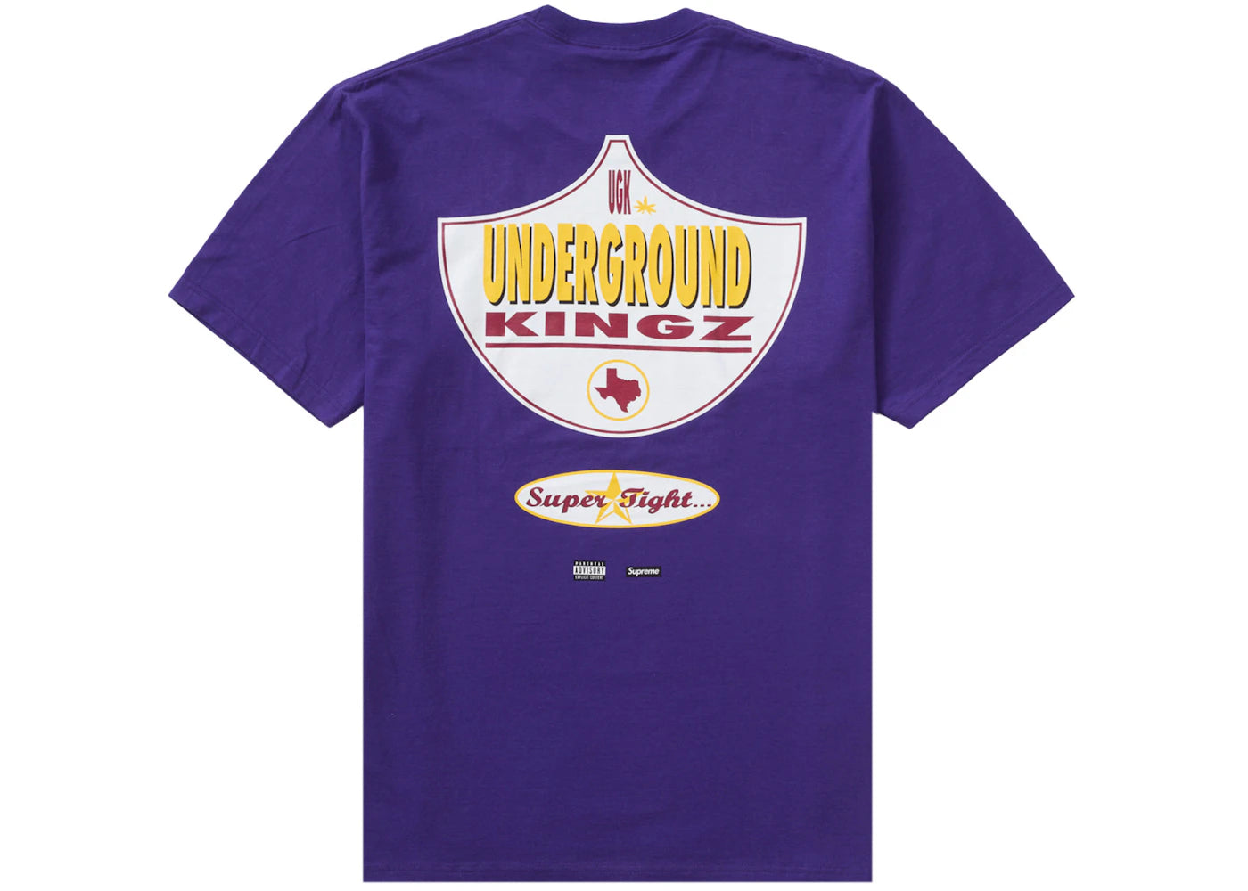 Supreme UGK Super Tight Tee Purple