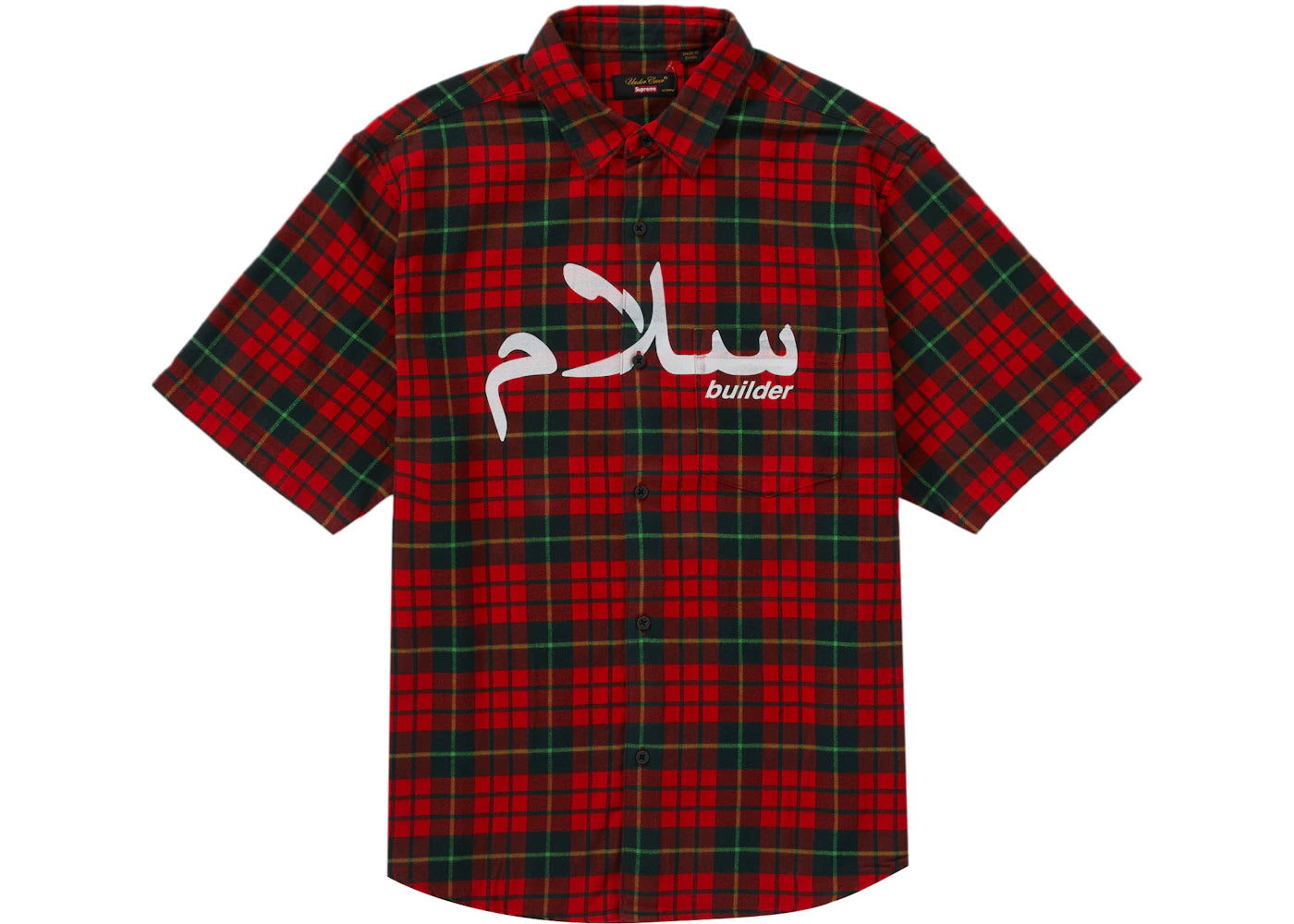 Supreme UNDERCOVER S/S Flannel Shirt Red Plaid