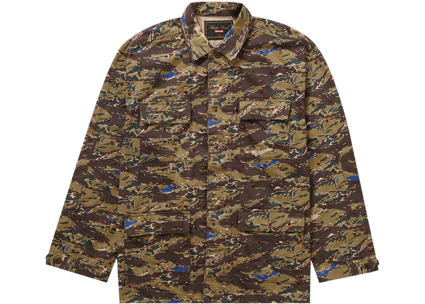 Supreme UNDERCOVER Studded BDU Jacket Brown