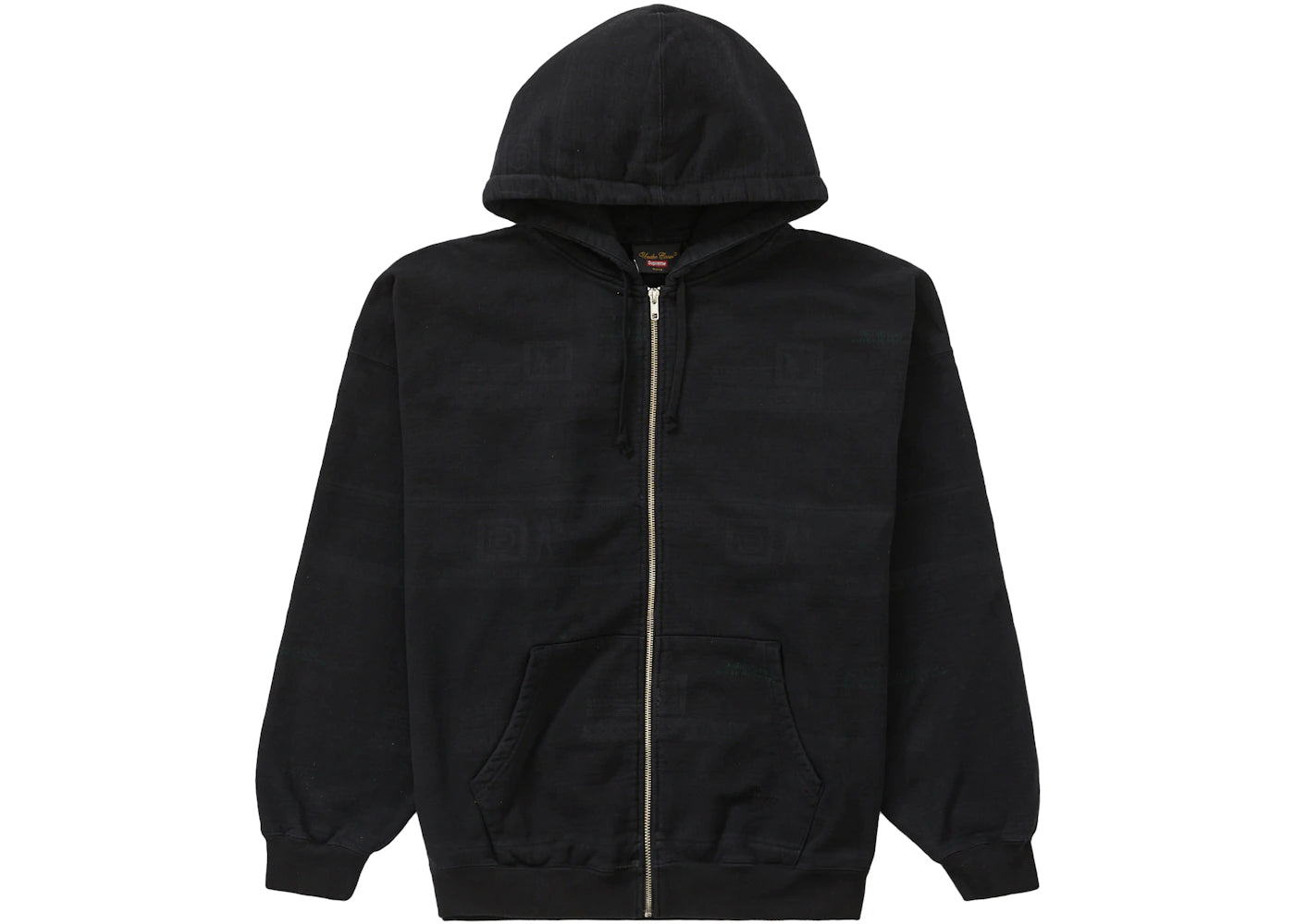 Supreme UNDERCOVER Zip Up Hooded Sweatshirt Black