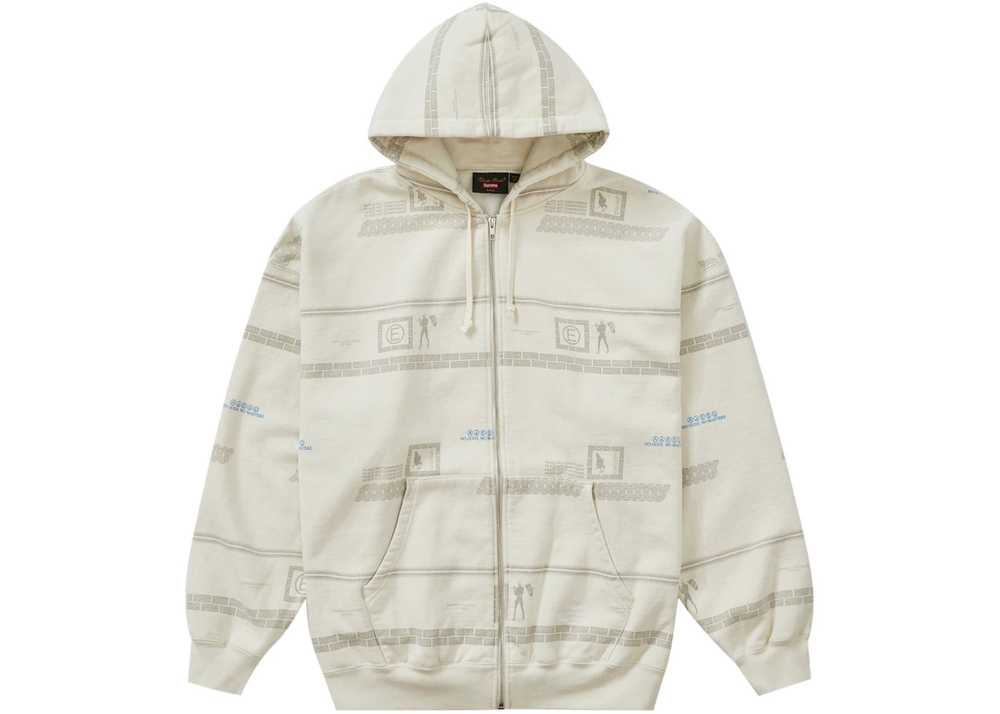 Supreme UNDERCOVER Zip Up Hooded Sweatshirt Stone