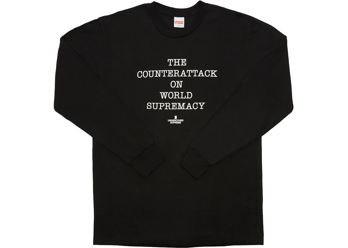 Supreme UNDERCOVER/Public Enemy Counterattack L/S Tee Black