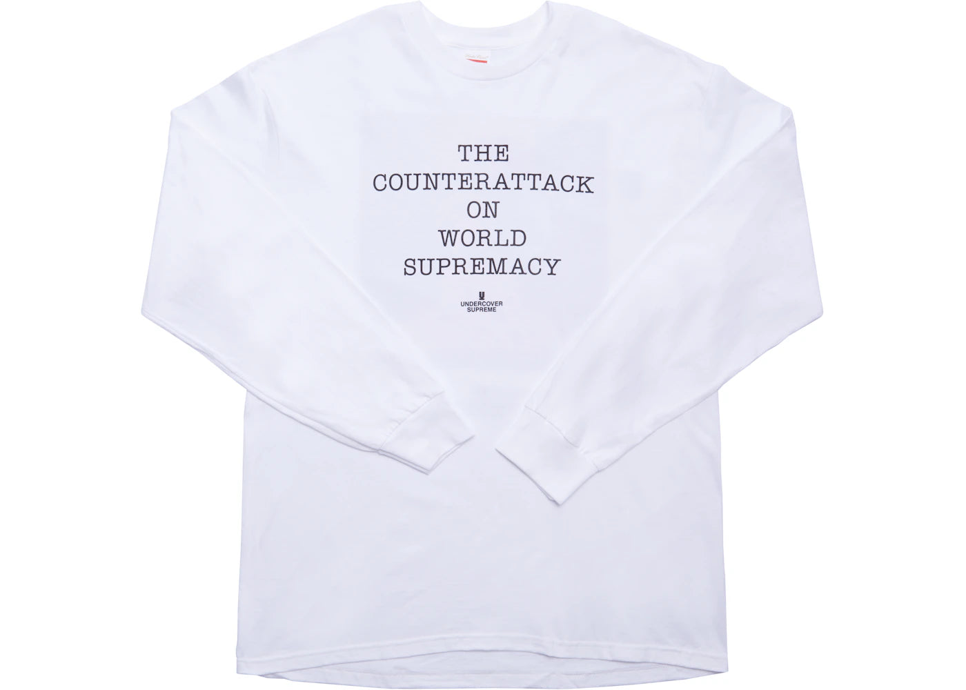 Supreme UNDERCOVER/Public Enemy Counterattack L/S Tee White