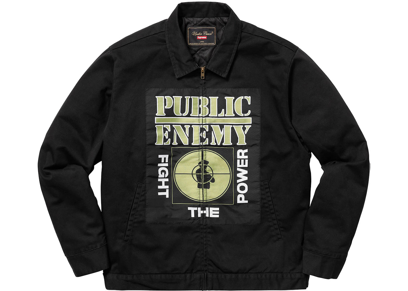Supreme UNDERCOVER/Public Enemy Work Jacket Black