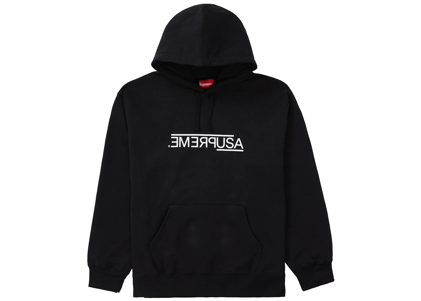 Supreme USA Hooded Sweatshirt Black
