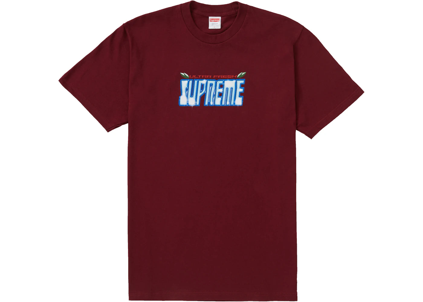 Supreme Ultra Fresh Tee Burgundy