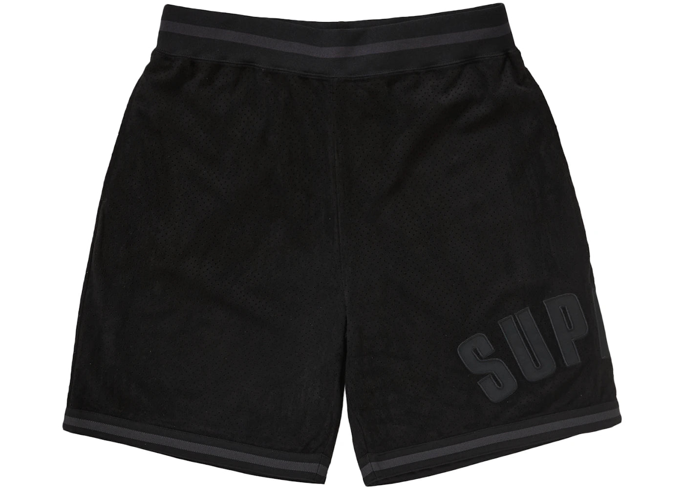 Supreme Ultrasuede Mesh Short Black