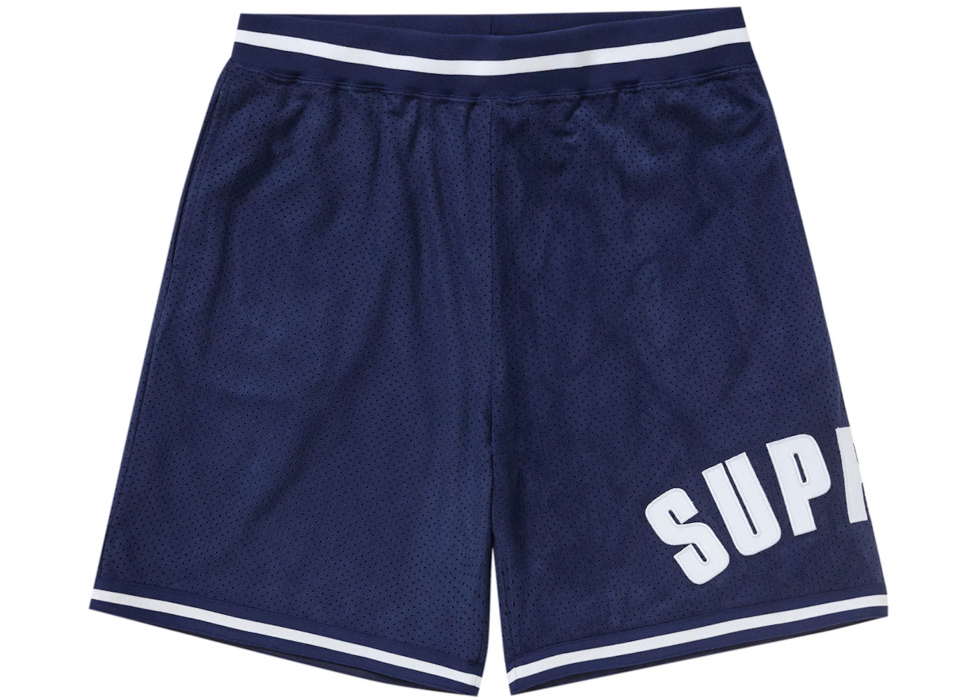 Supreme Ultrasuede Mesh Short Navy