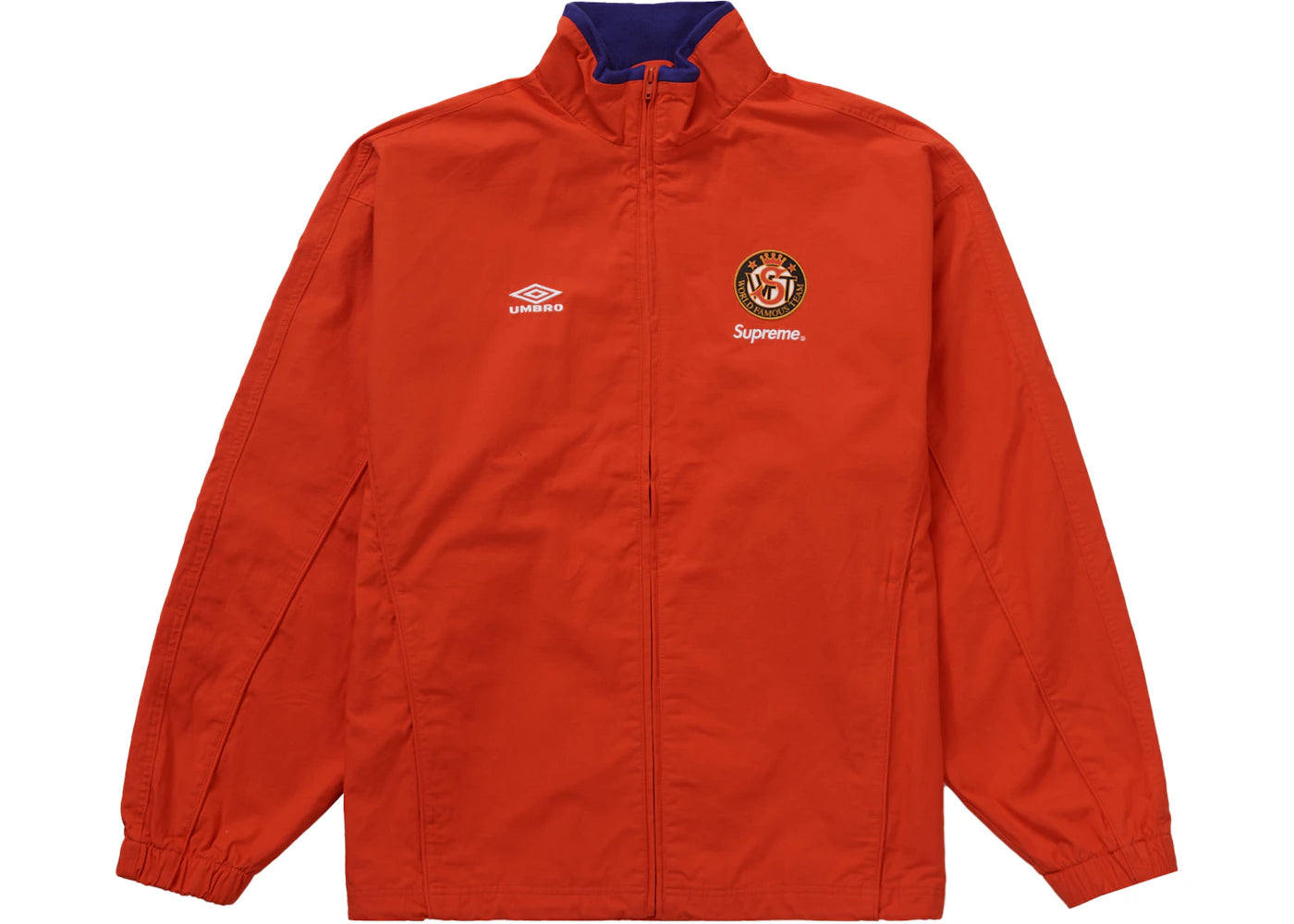 Supreme Umbro Cotton Ripstop Track Jacket Red