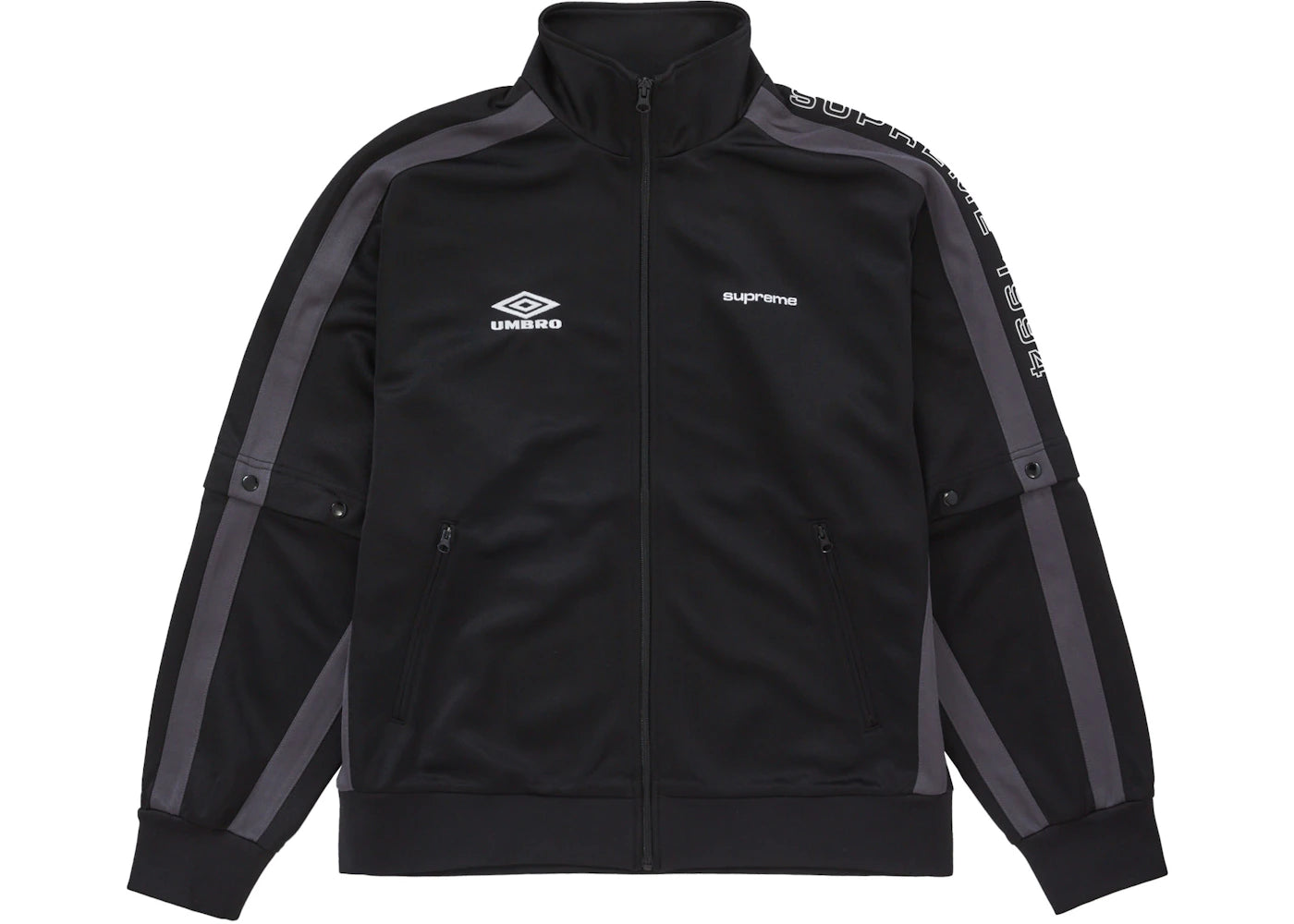 Supreme Umbro Snap Sleeve Jacket Black