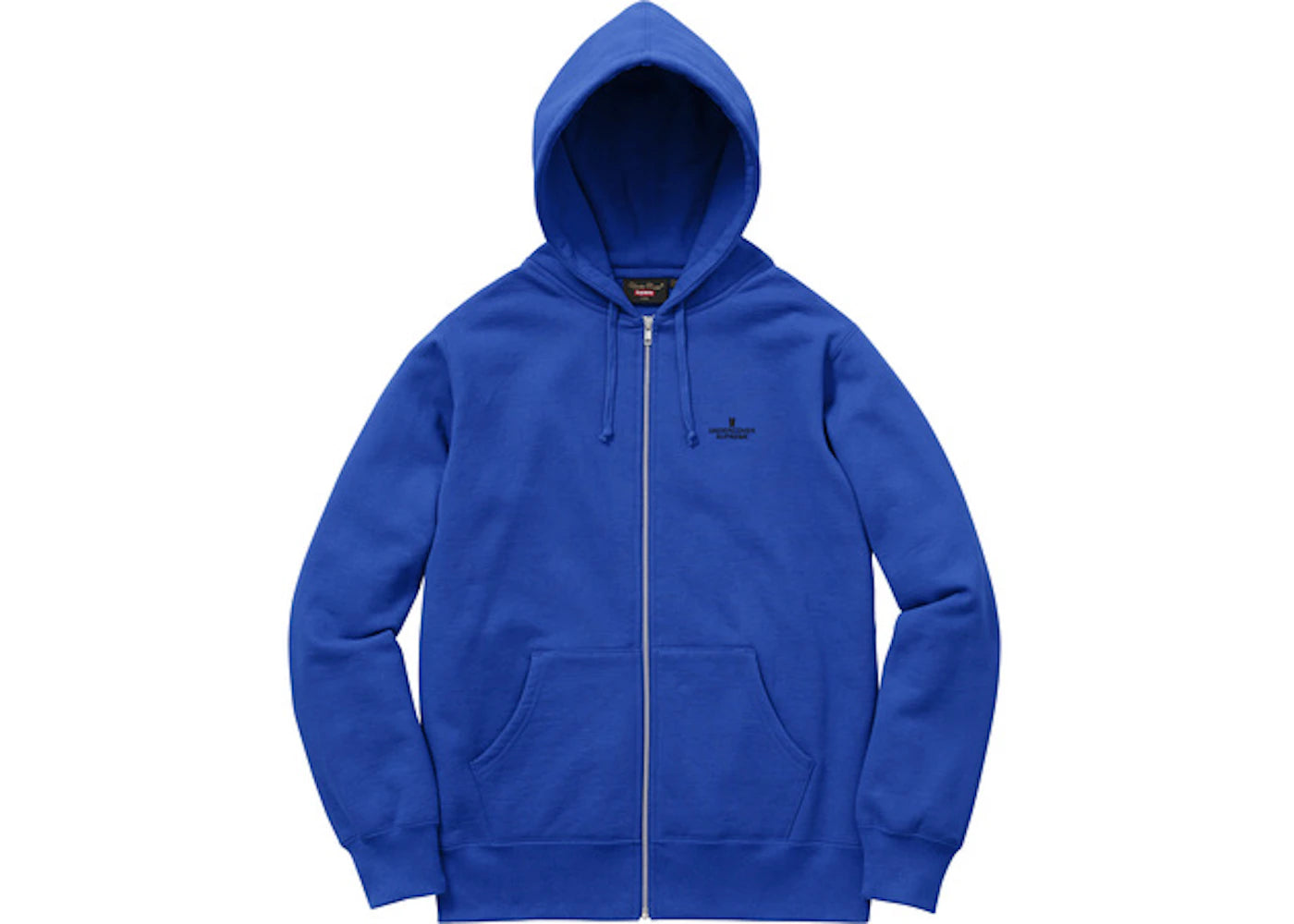 Supreme Undercover Generation Fuck You Zip Up Hoodie Royal