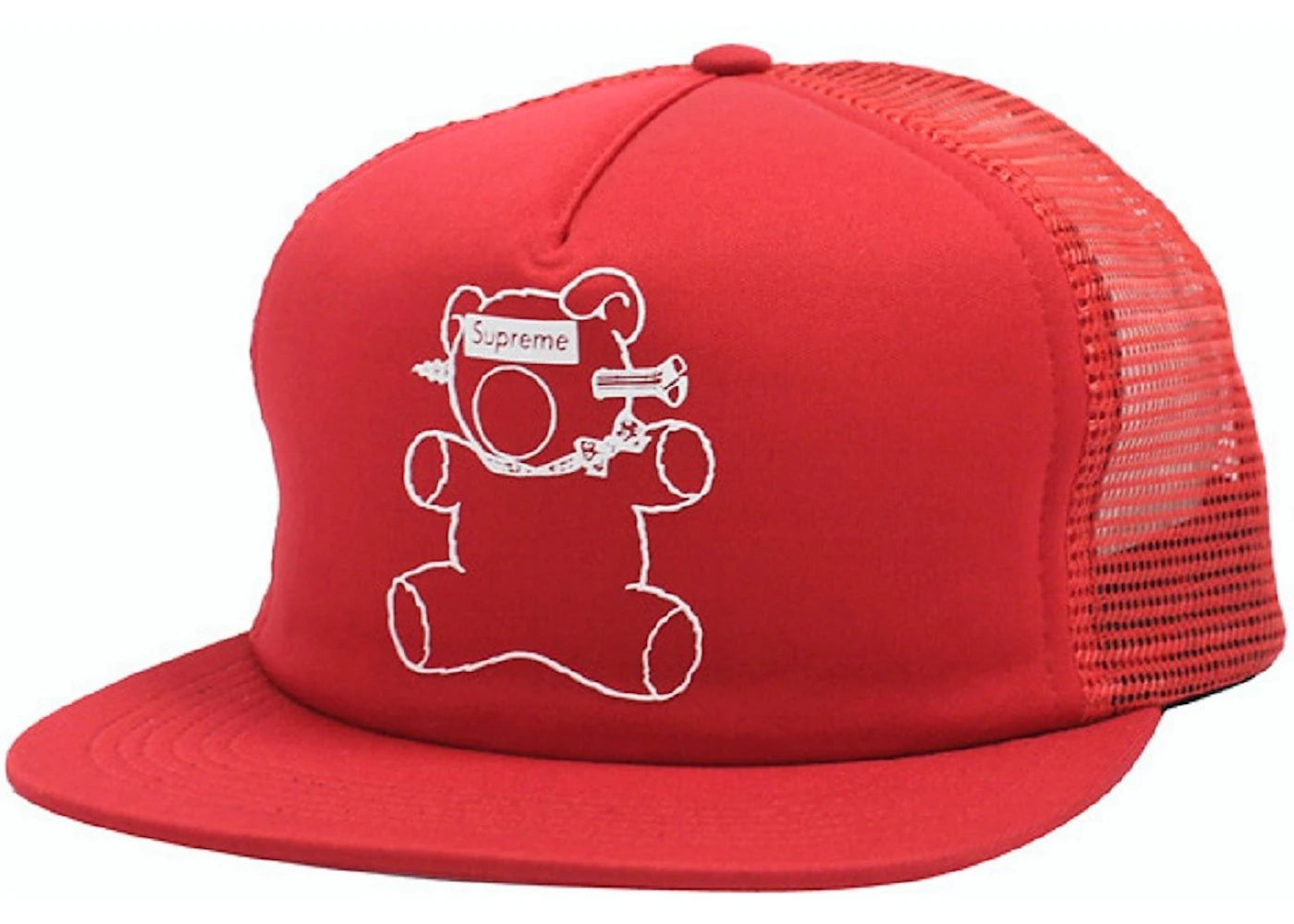 Supreme Undercover Mesh Back 5 Panel Red