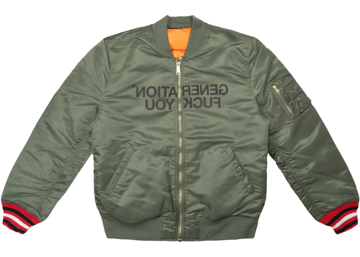 Supreme Undercover Reversible MA-1 Olive