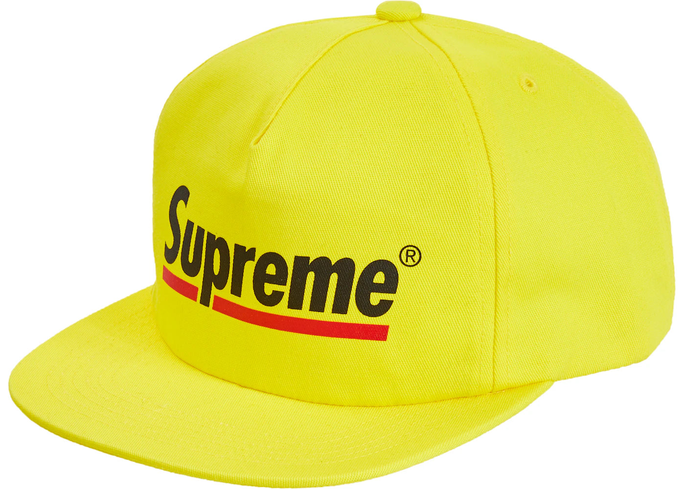 Supreme Underline 5-Panel (SS20) Bright Yellow