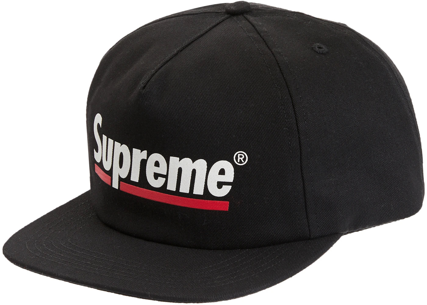 Supreme Underline 5-Panel (SS20) Black