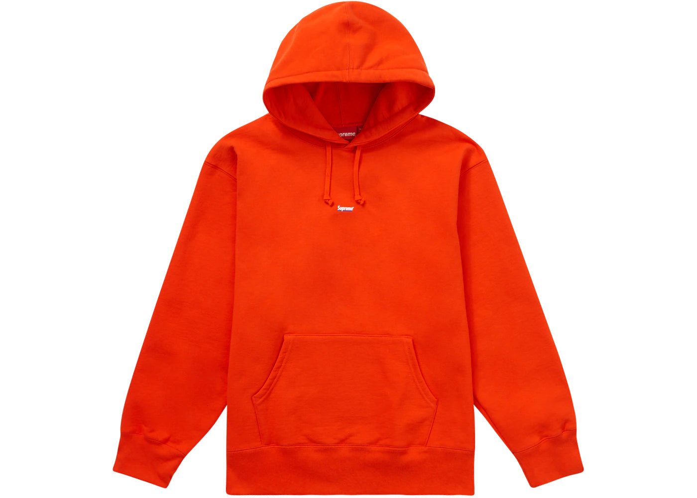 Supreme Underline Hooded Sweatshirt Bright Orange