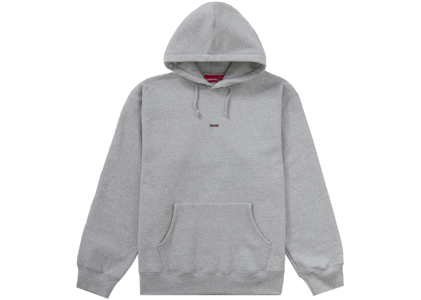 Supreme Underline Hooded Sweatshirt Heather Grey