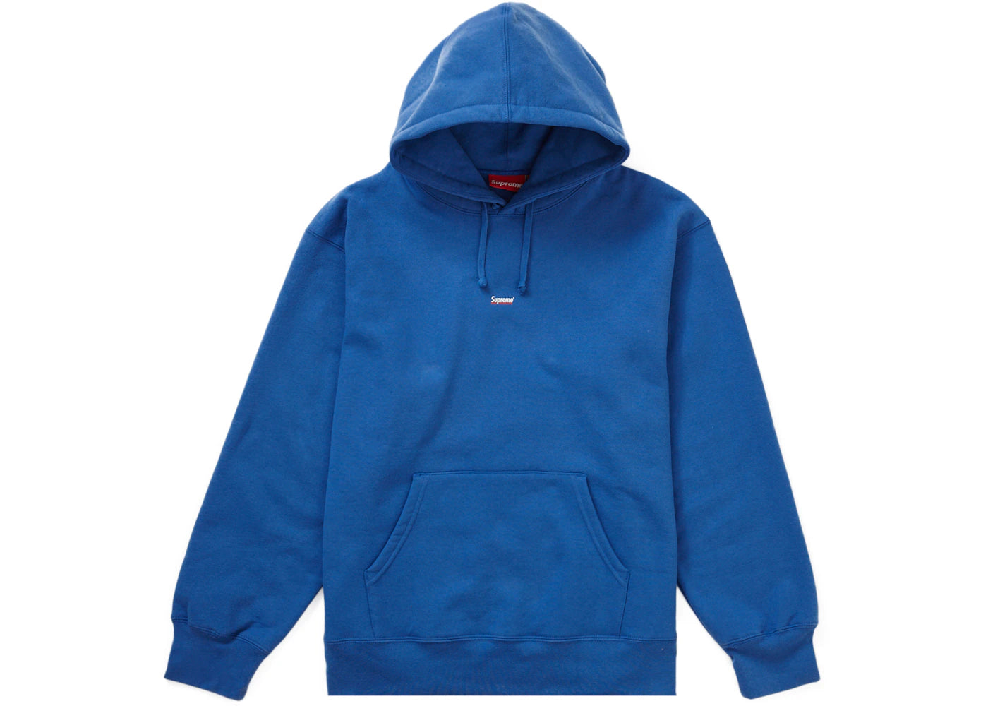 Supreme Underline Hooded Sweatshirt Washed Royal