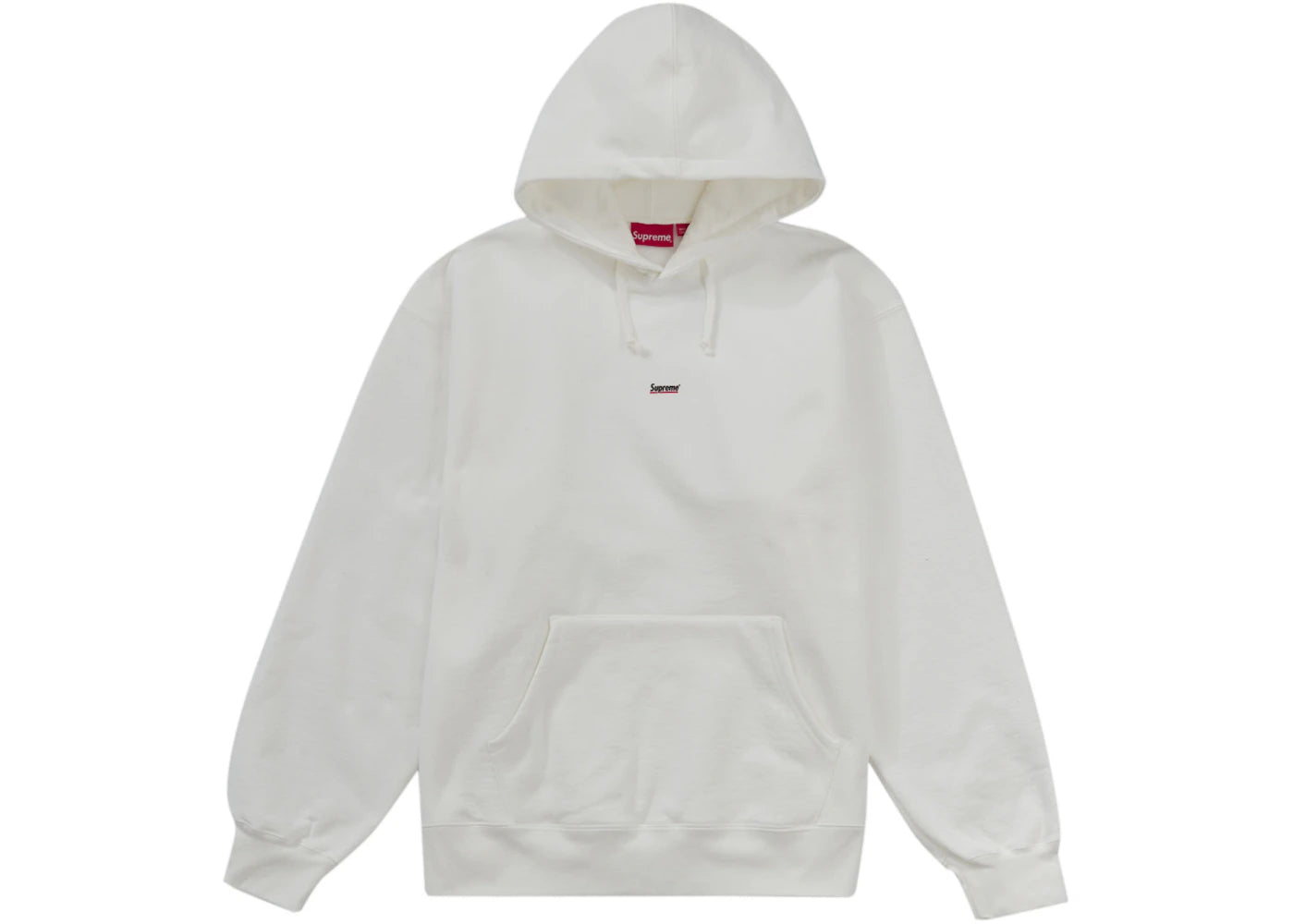 Supreme Underline Hooded Sweatshirt White