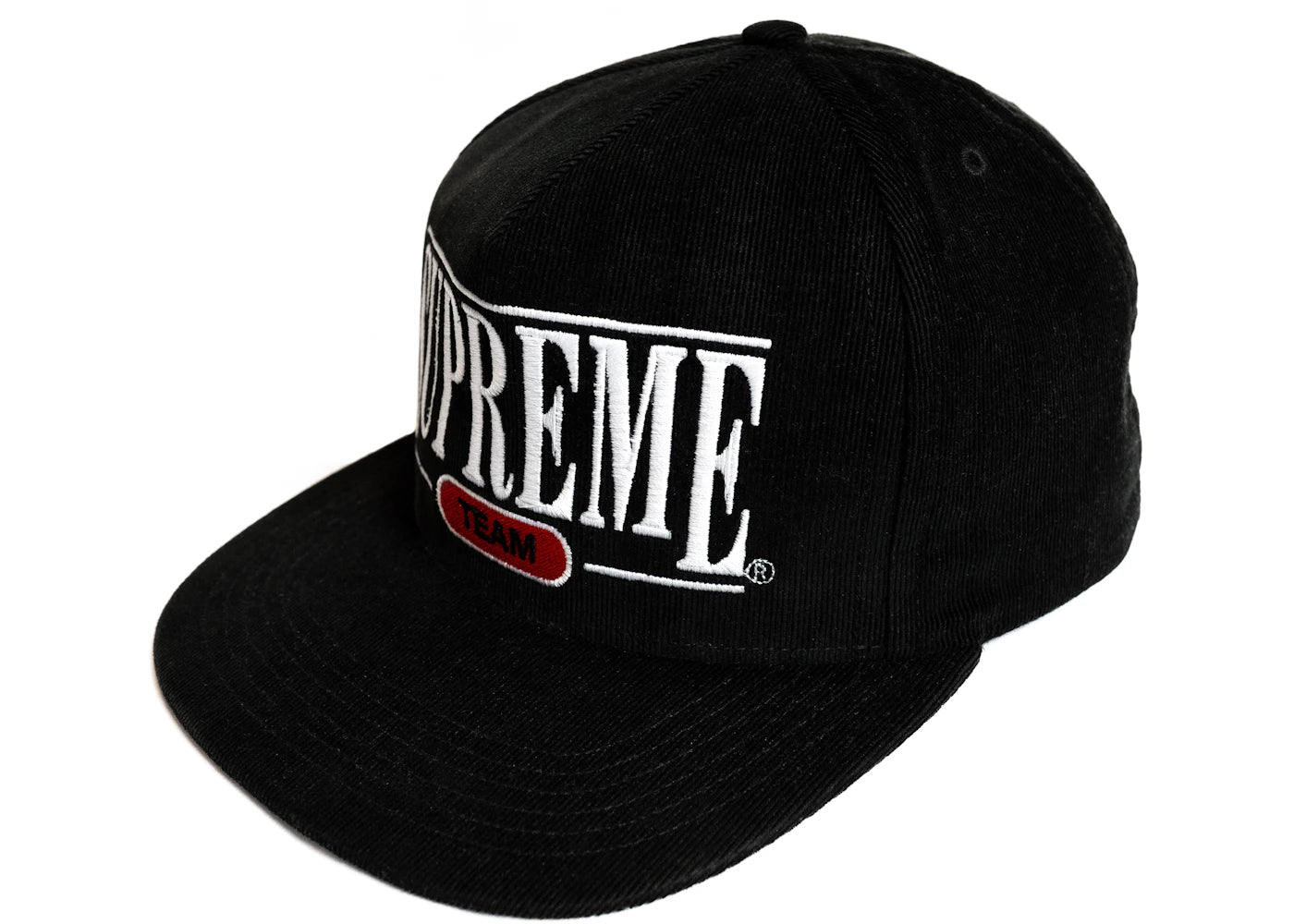 Supreme University 5 Panel Hat Black