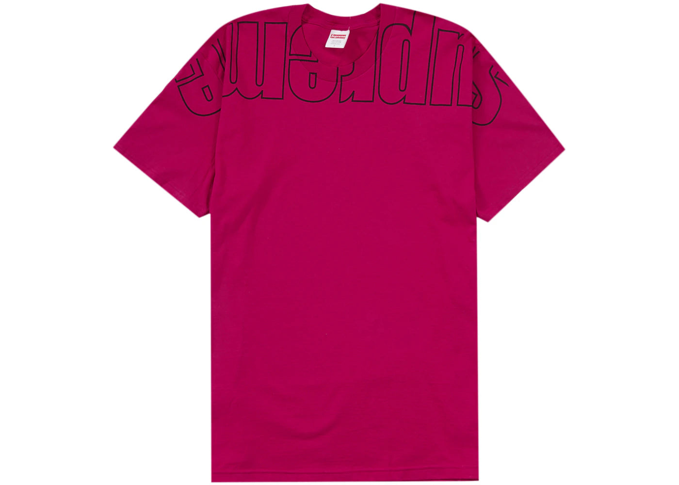 Supreme Upside Down Tee Magenta