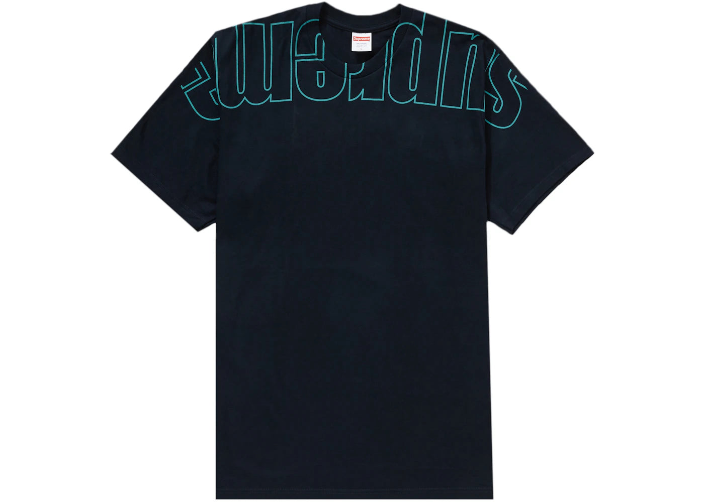 Supreme Upside Down Tee Navy