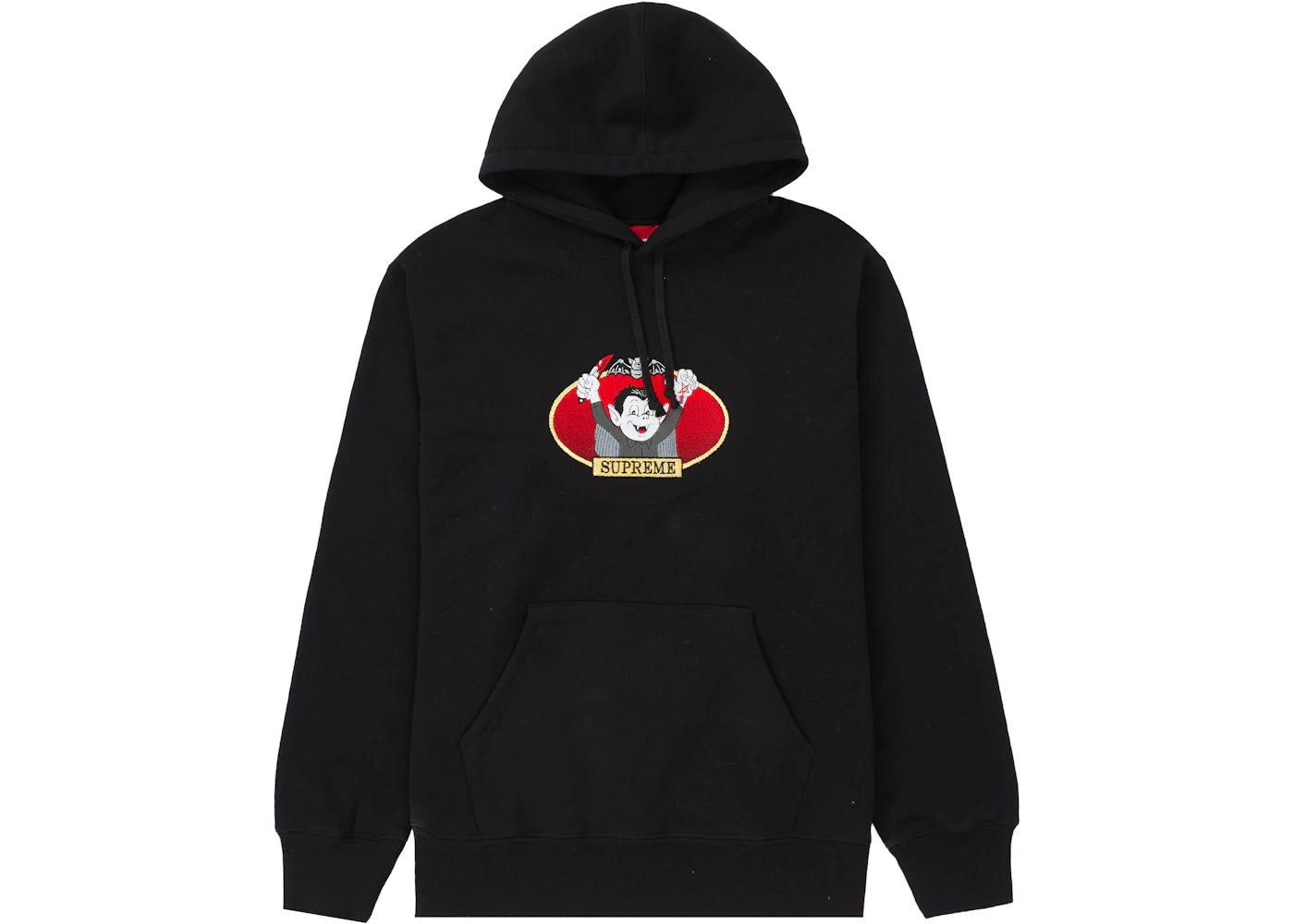 Supreme Vampire Boy Hooded Sweatshirt Black
