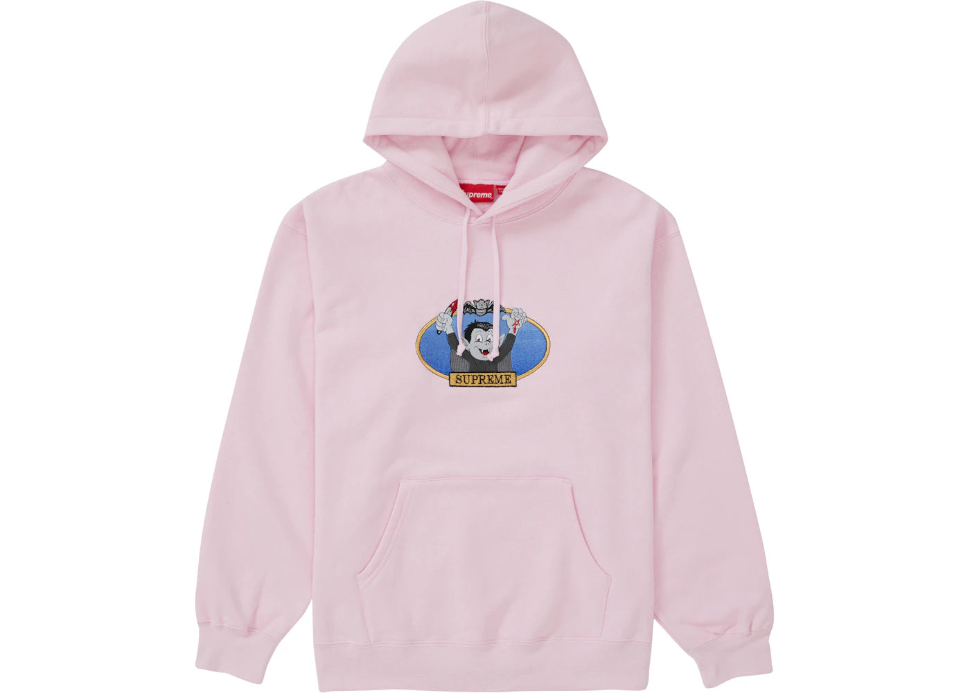 Supreme Vampire Boy Hooded Sweatshirt Light Pink