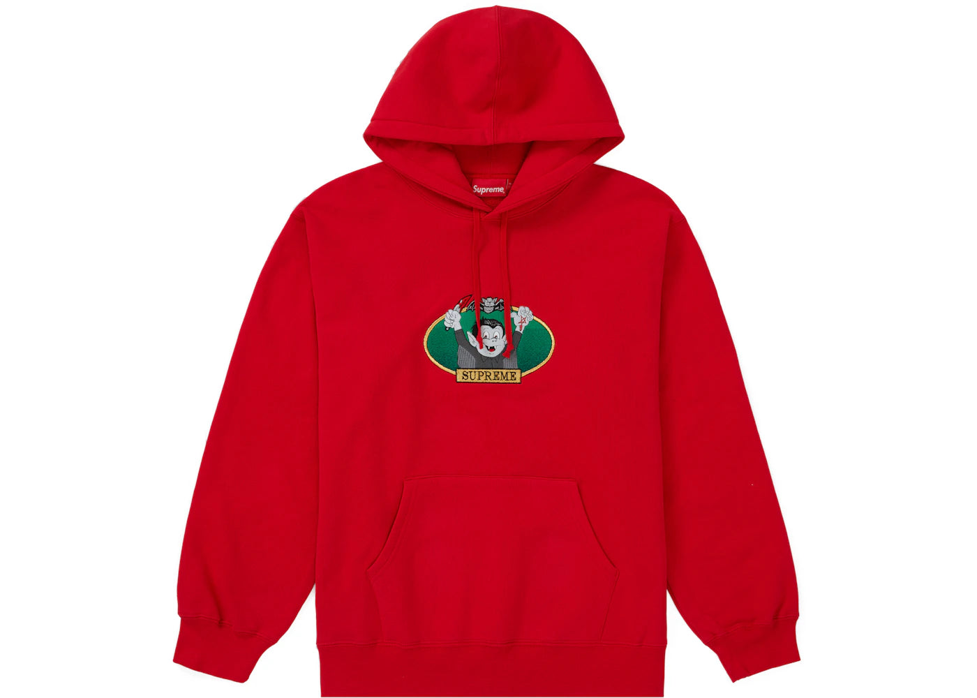 Supreme Vampire Boy Hooded Sweatshirt Red