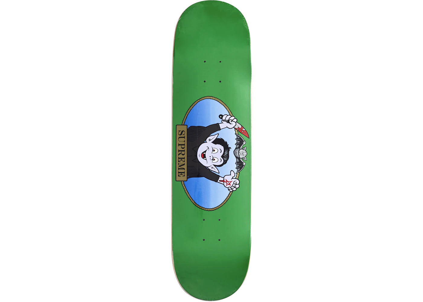 Supreme Vampire Boy Skateboard Green