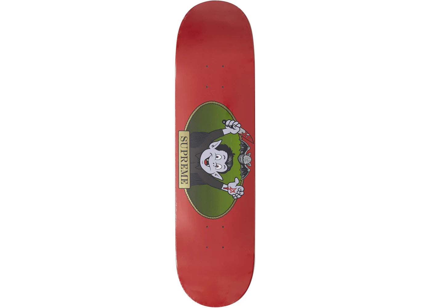 Supreme Vampire Boy Skateboard Red