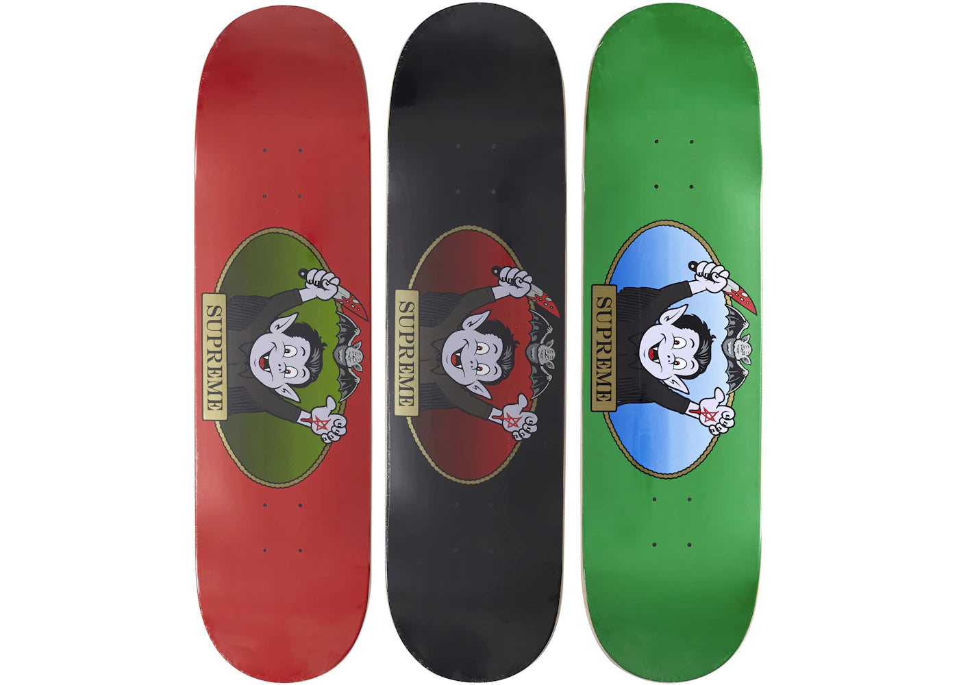 Supreme Vampire Boy Skateboard Set