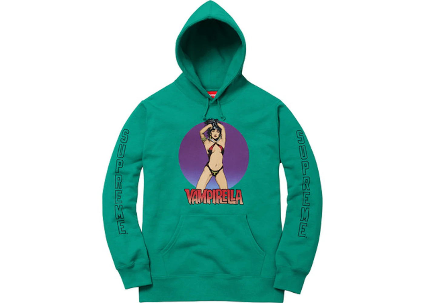 Supreme Vampirella Hooded Sweatshirt Aqua