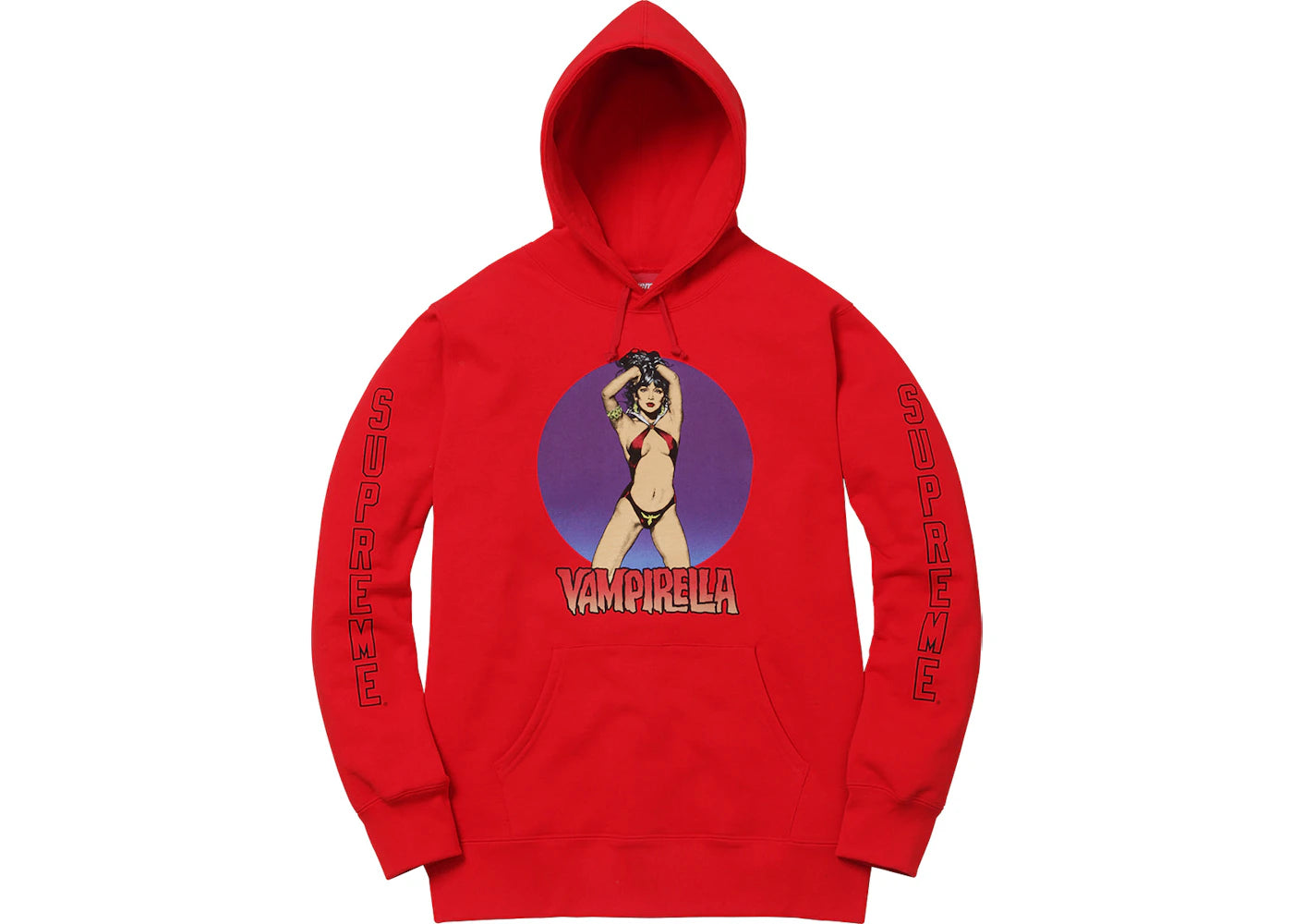 Supreme Vampirella Hooded Sweatshirt Red