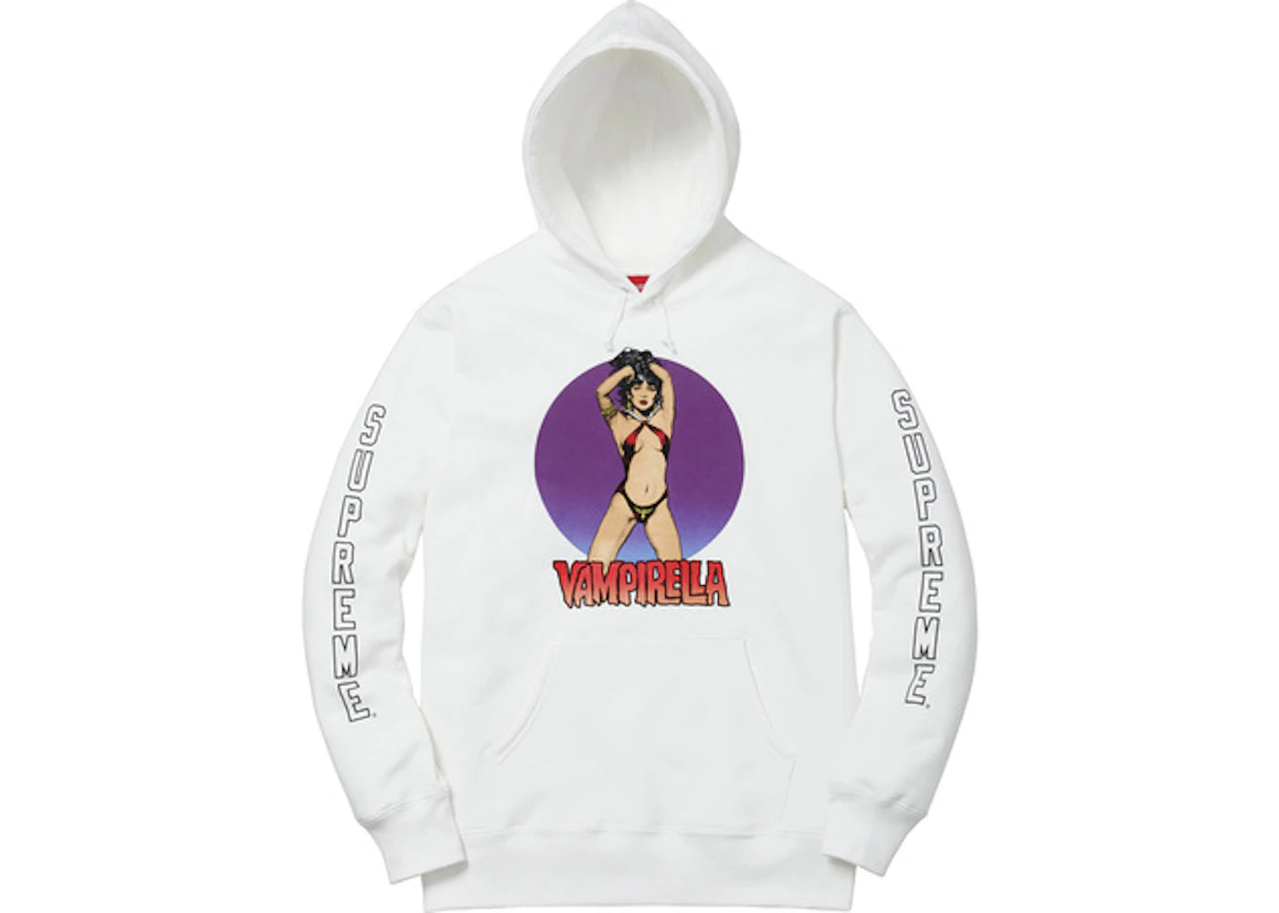 Supreme Vampirella Hooded Sweatshirt White