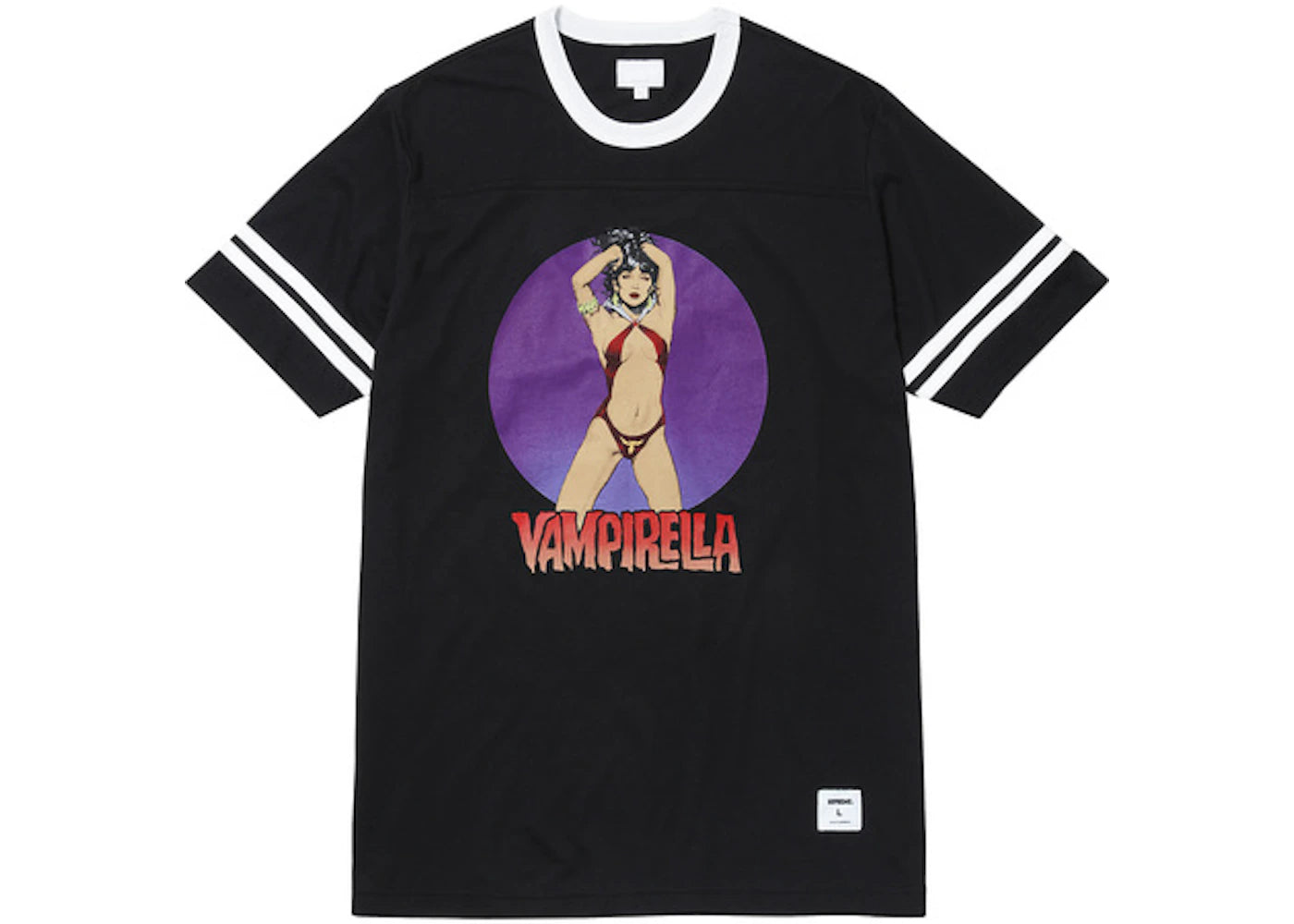 Supreme Vampirella SS Football Top Top Black