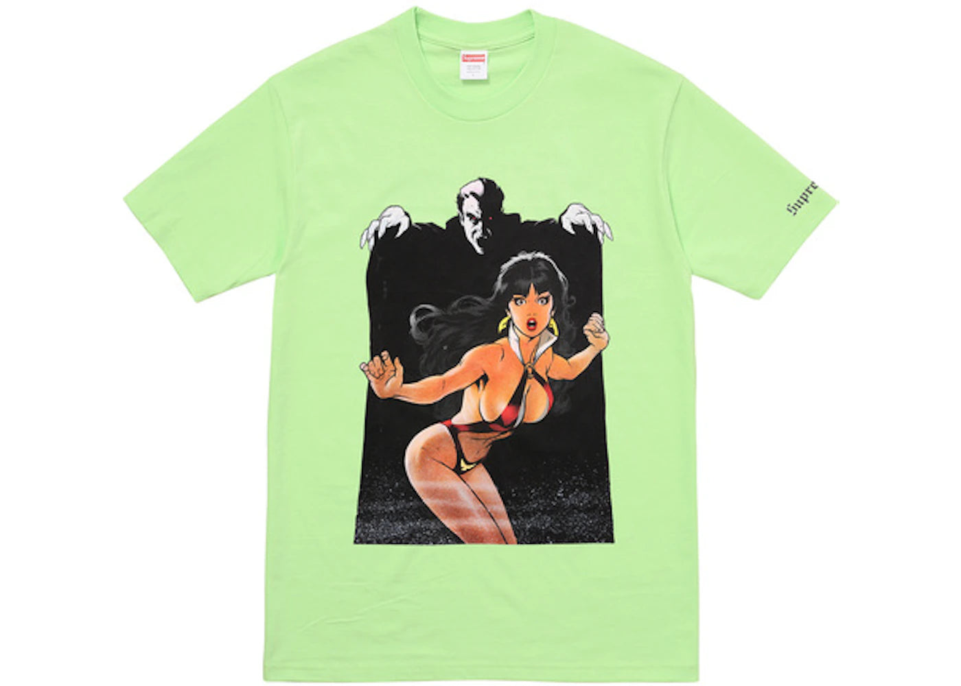 Supreme Vampirella Tee Light Green
