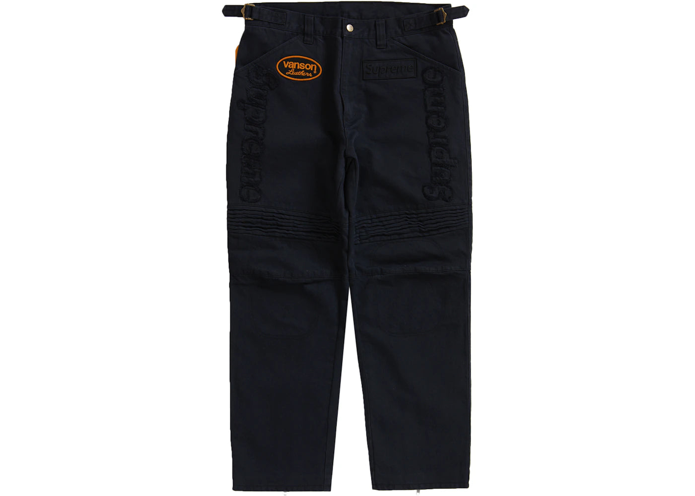 Supreme Vanson Leathers Cordura Denim Racing Pant Black