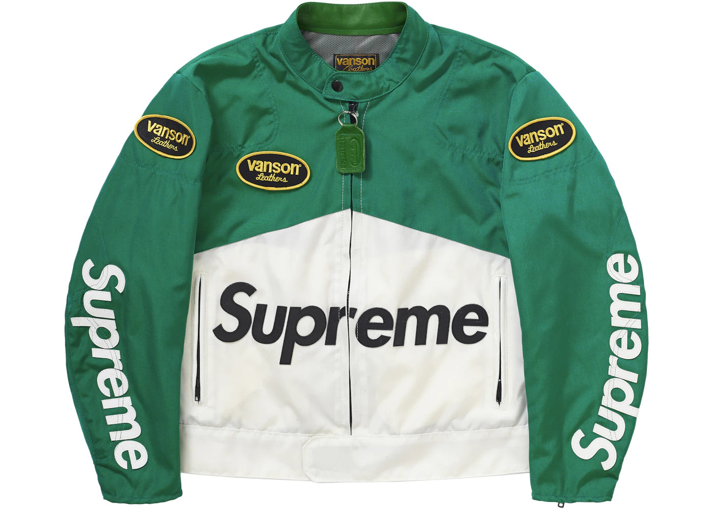 Supreme Vanson Leathers Cordura Jacket Green