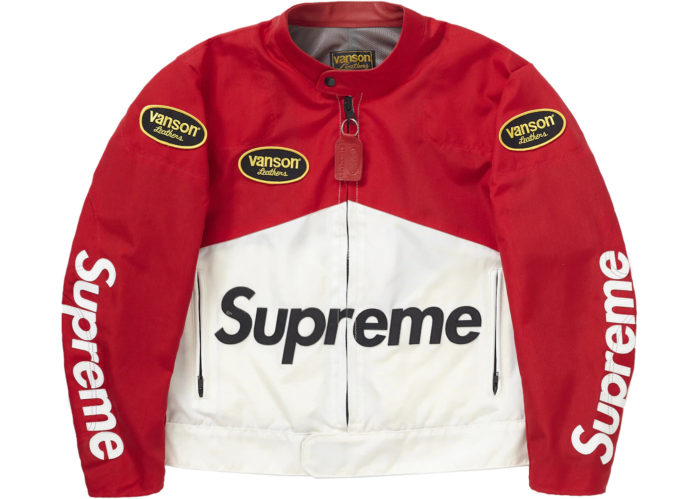 Supreme Vanson Leathers Cordura Jacket Red