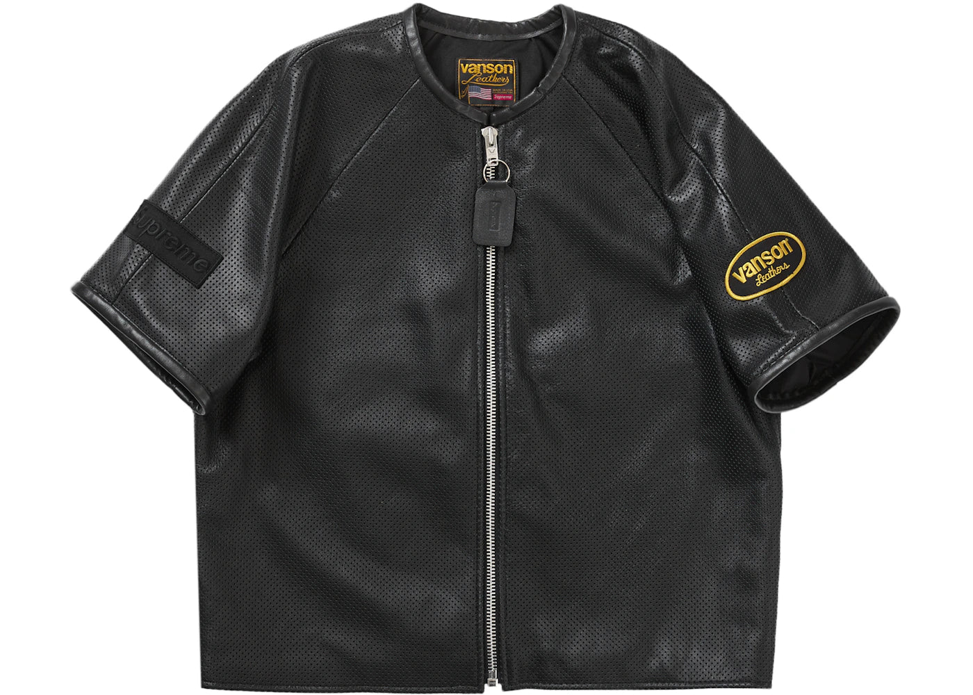Supreme Vanson Leathers S/S Racing Jacket Black