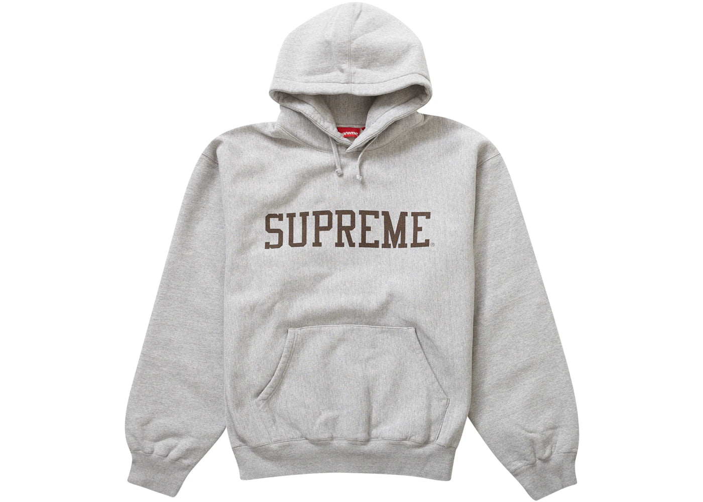 Supreme Varsity Hooded Sweatshirt Heather Grey