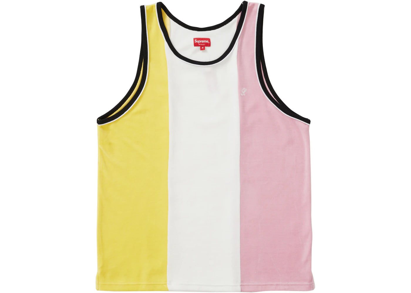 Supreme Velour Tank Top Pink