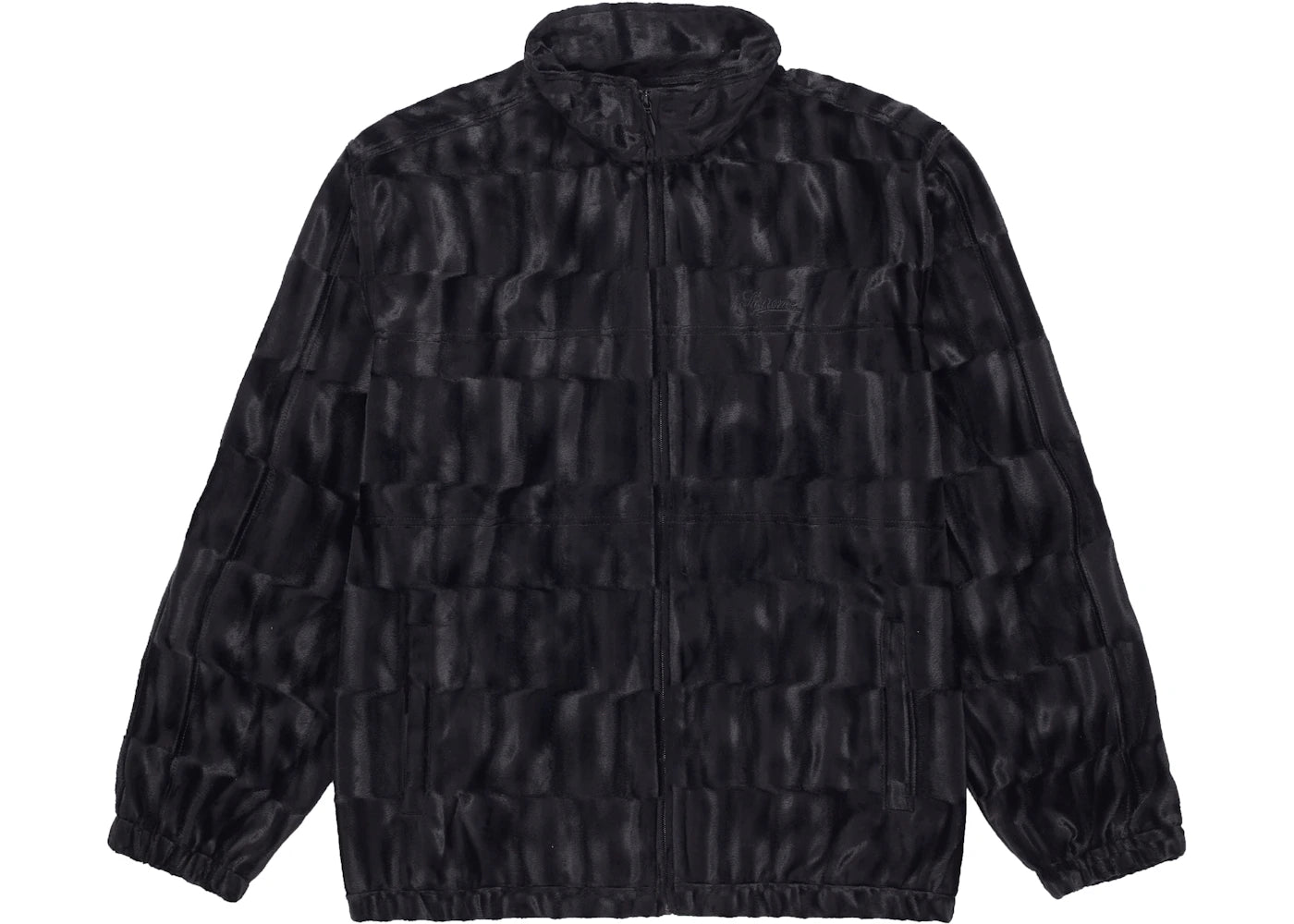 Supreme Velour Track Jacket Black